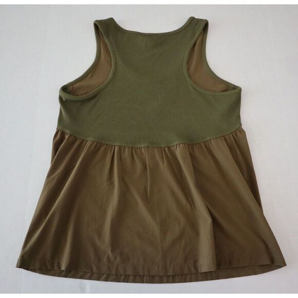 ATHLETA 659329-01 Women's Sz Medium Acacia Olive Green Passenger Tank Top - Picture 7 of 8